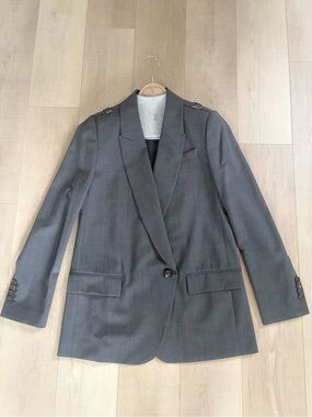 NWT Brunello Cucinelli Charcoal Wool Blazer – IT 42